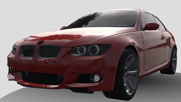 BMW 335i E92 3D Model