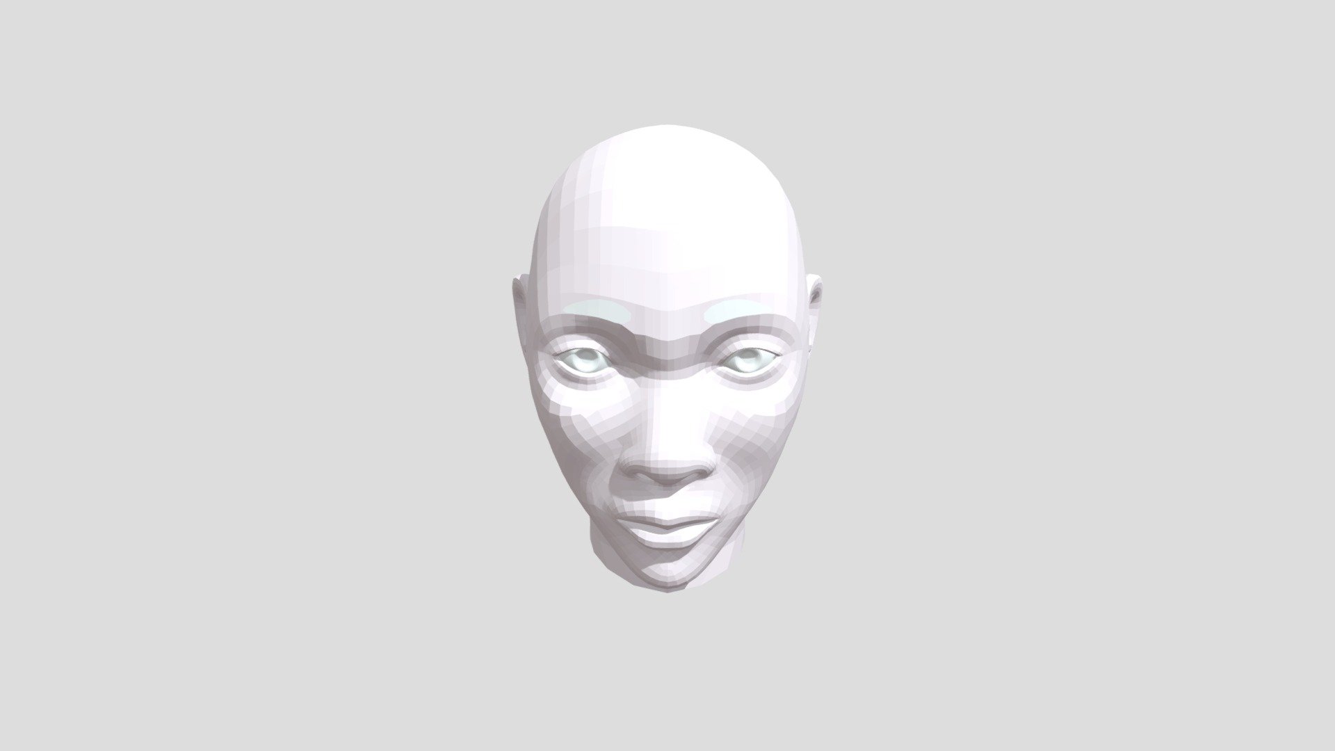 A bad retopolopy Head