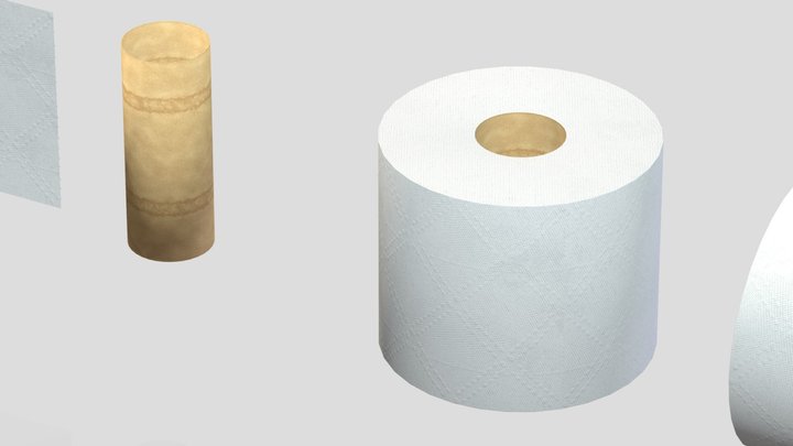 Toilet Paper 3D Model