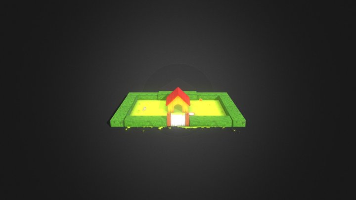 Pet House 3D Model