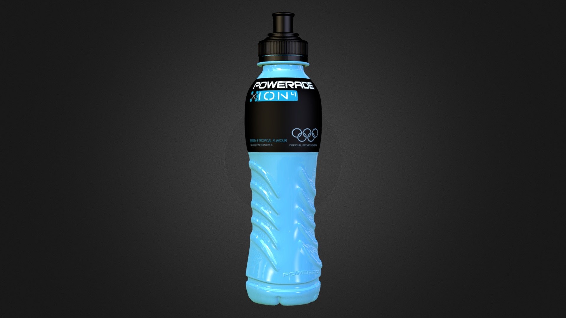 3D model Powerade Bottle VR / AR / low-poly