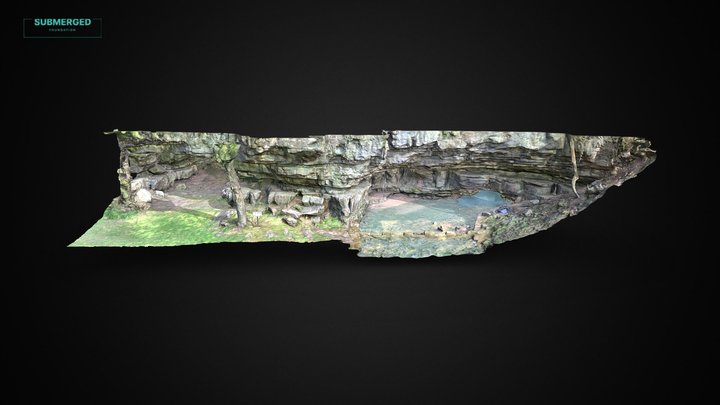 Martin Springs, Tennessee  - Cave entrance 3D Model