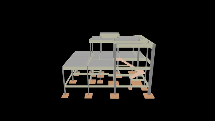 3D Estrutura Resid Renata 3D Model