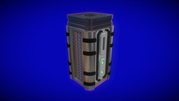 Boombox_Grenade (sci-fi concept) 3D Model