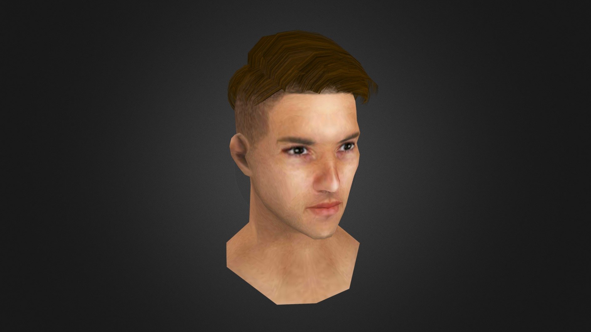 Side Part Hairstyle - 3D model by AlanBah (@AlanBah) [2cc357a]