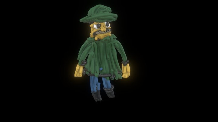 Oldman 3D Model