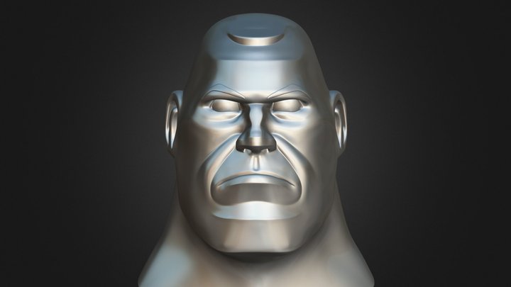 Cartoon Male Head (Basemesh) Vol 01 3D Model