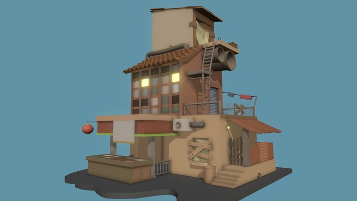 Slums  [XYZ school HW] 3D Model