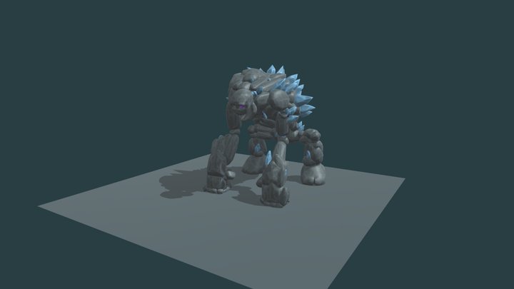 Rock Monster 3D Model