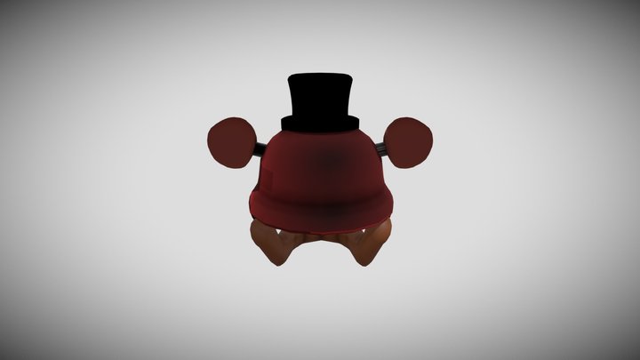 Five Nights At Freddy hHead Model 3D Model