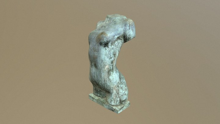 Torso de jeune fille: Rodin 3D Model