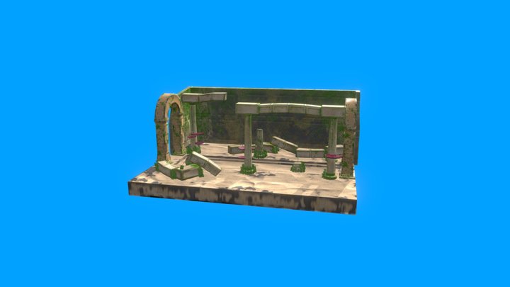 Lost Treasure Under the Sea 3D Model
