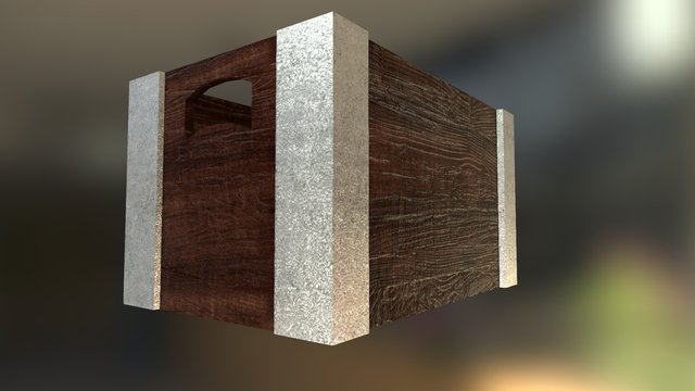 Crate 2 3D Model