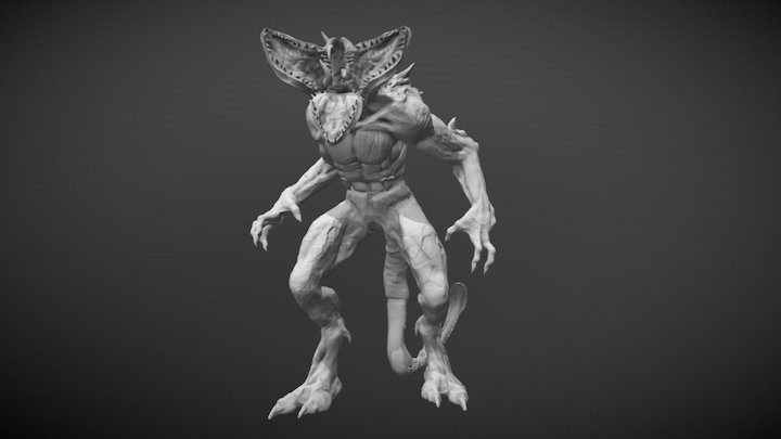 Flower Creature 3D Model