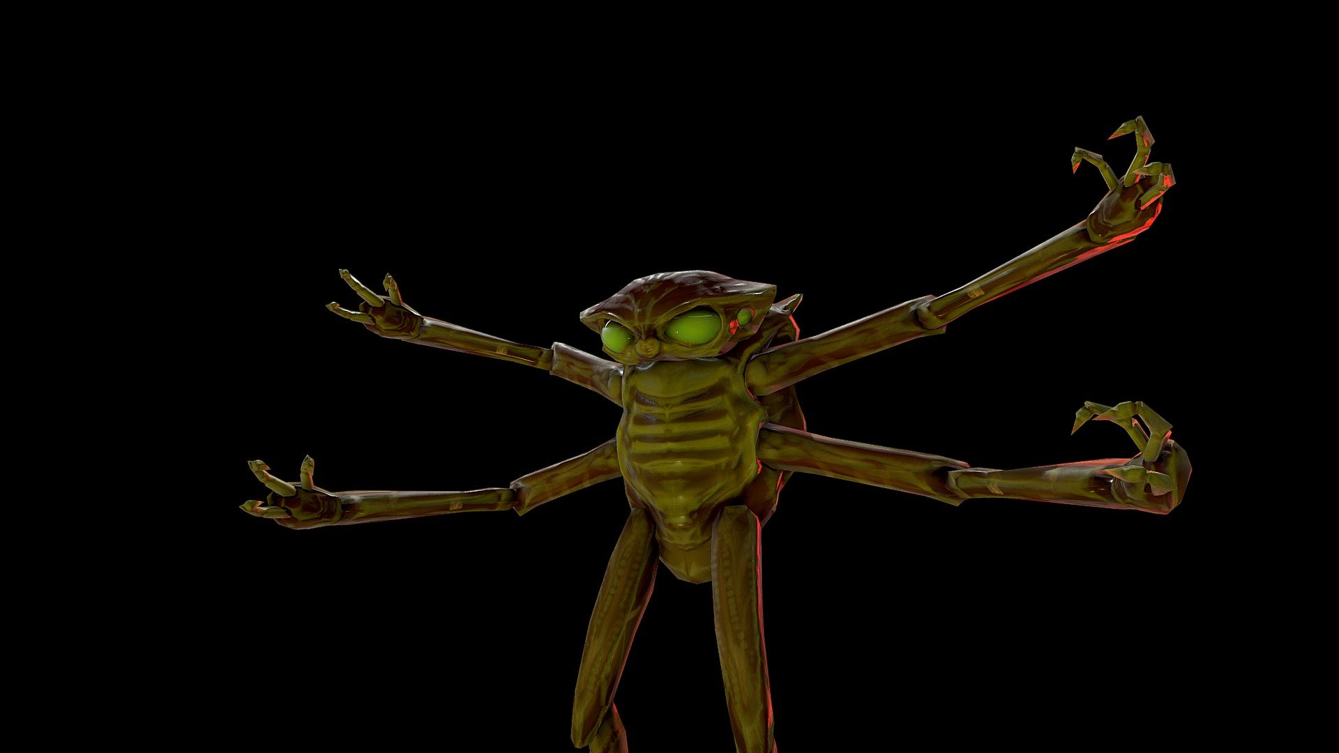 Insectoid Monster - 3D model by aglax (@a.gonzalezgracia) [2cc8700 ...
