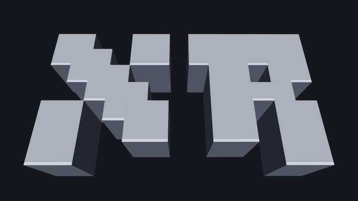 XR Logo wip 3D Model