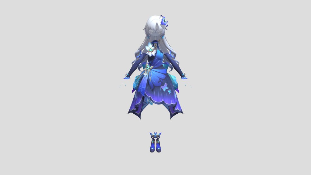 Indigo Mist Butterfly Resplendence - Manekina