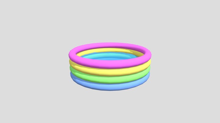 Round swimming pool – Free 3D Model STL