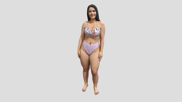 Beach Day Bliss 3D Model