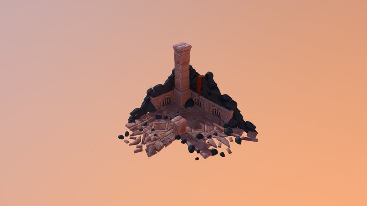 Dungeon Environment 3D Model