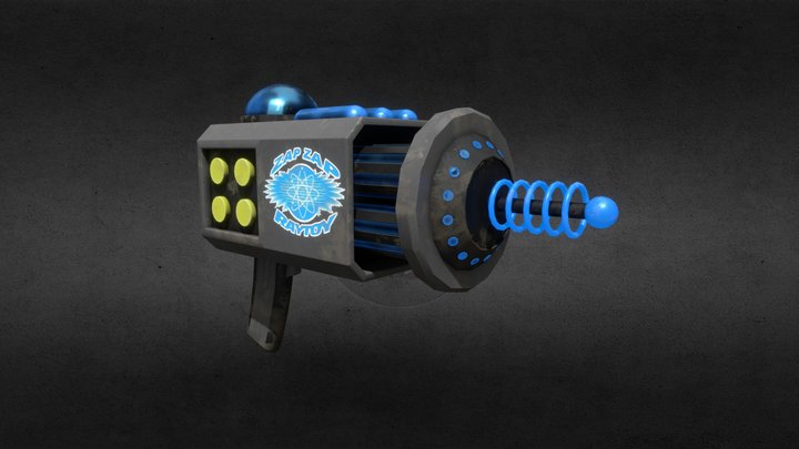 Toy Ray Gun 3D Model