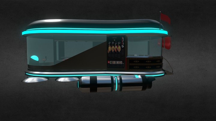 Ramen Wagon test 3D Model