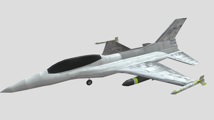 F16 Military Jet 3D Model