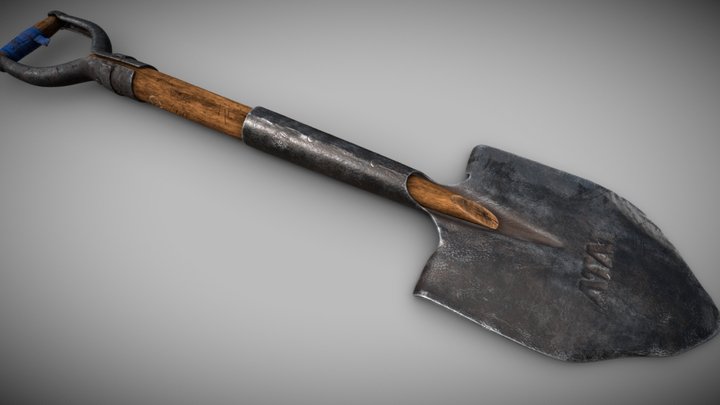 Handle_ Shovel 3D Model