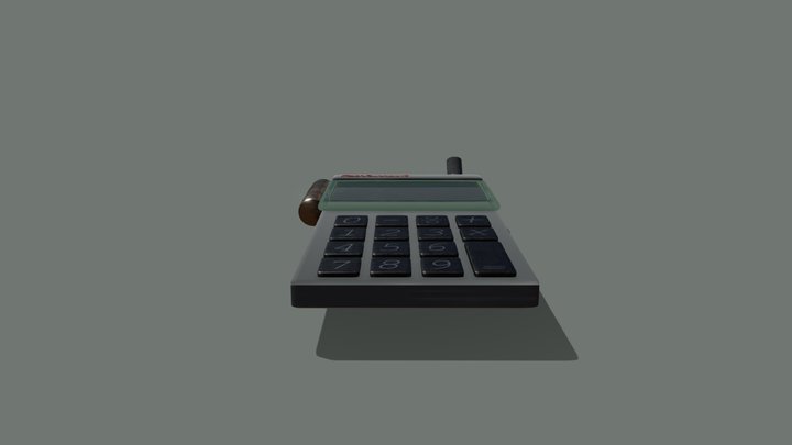 Worn-Out Calculator 3D Model