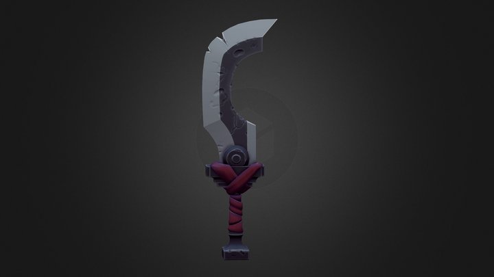 stylized sword 3D Model
