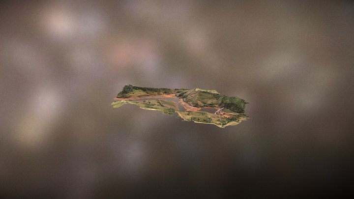 Barragem Risoleta Neves 3D Model
