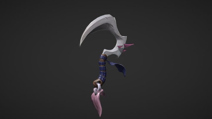 Sickle - Stylized Asset 3D Model