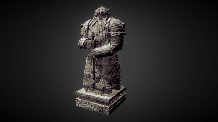 dwarven statue 3D Model