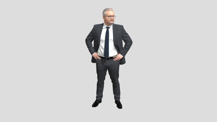 Executive Power Pose – Modello 3D gratuito STL