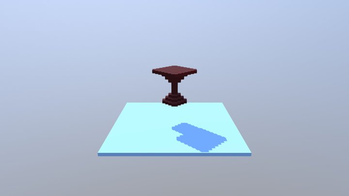 Bar Table 2 3D Model