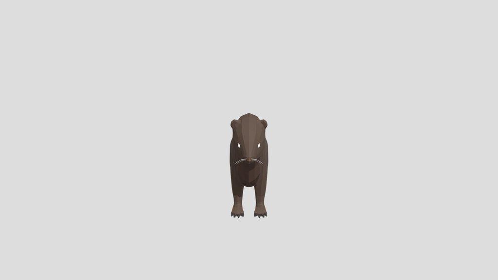 Low Poly Mink