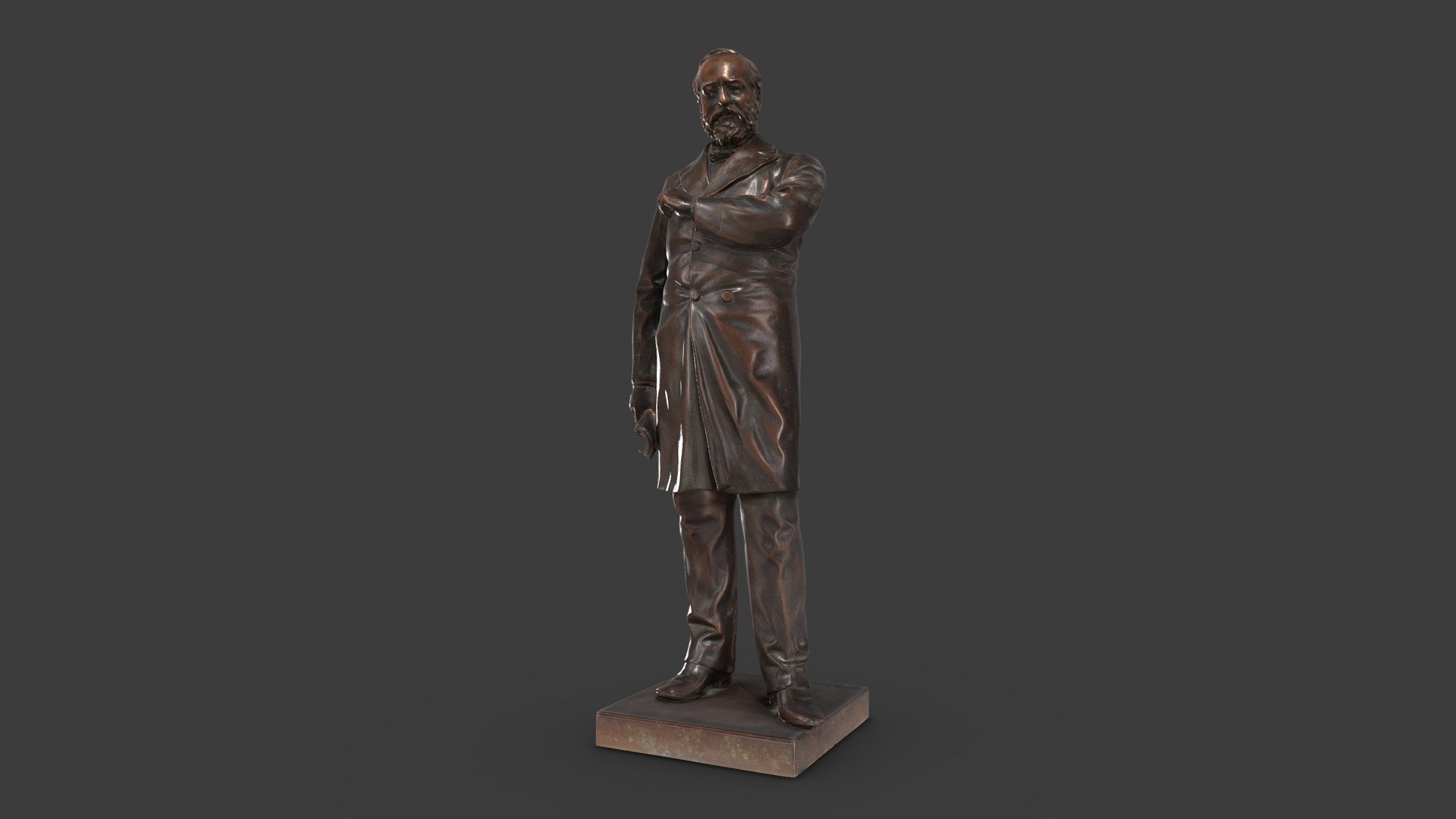 James Garfield Bronze Sculpture