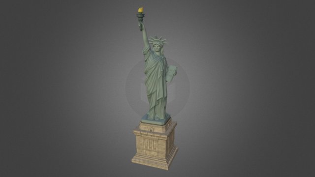 Statue of Liberty 3D Print 3D Model