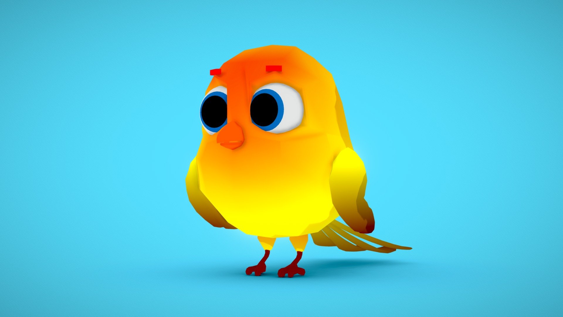 Low Poly Cartoon Canary - Buy Royalty Free 3D model by Toon Goo ...