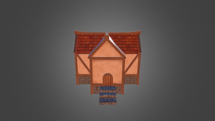Fantasy House 3D Model