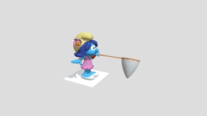 Smurfblossom (merge) – Gratis 3D-model STL