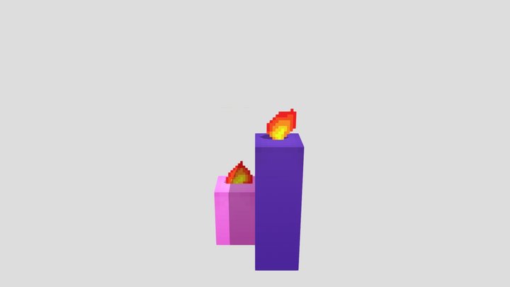 Candle 3D Model