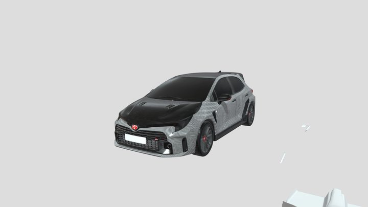 Rhd Toyota Gr Corolla Carbon fiber updated 3D Model