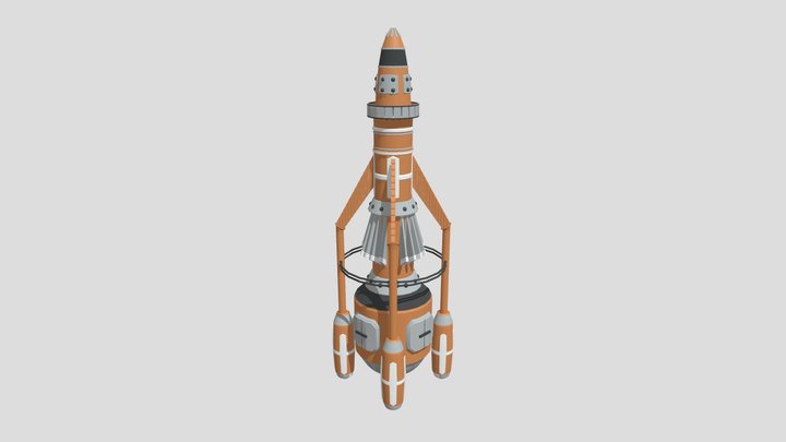 Space Ship 3D Model