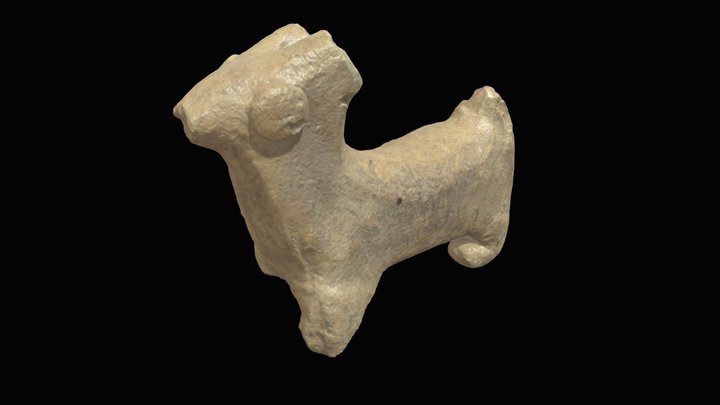 Zoomorphic Figurine Fragment – Free 3D Model STL
