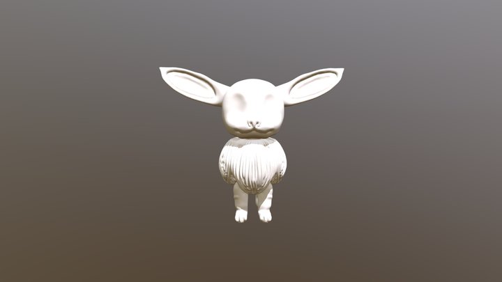 Eevee - High poly model 3D Model