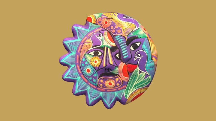 Sun & Moon wall decoration 3D Model