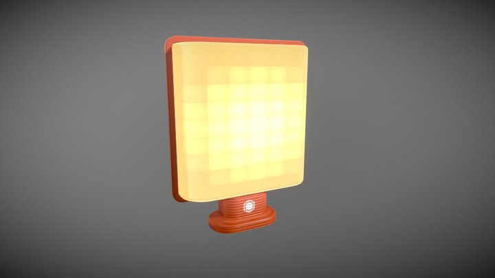 Modren Lamp 3D Model