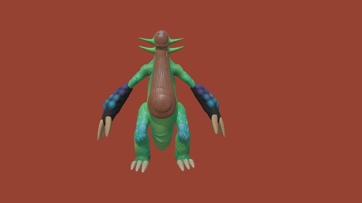 Creature - Sculpt Pose - HEAJ 3D Model