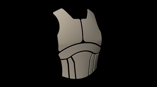 Desert Ranger Armor - Ballistic Vest - Rough 3D Model